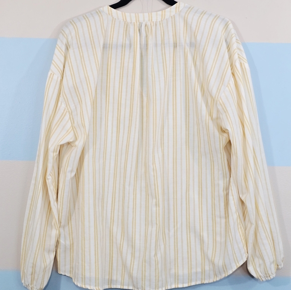 Universal Thread Plus Size Striped Tie Front Top - Picture 7 of 9